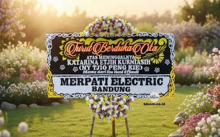 Papan Bunga Duka Cita