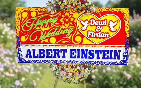 Papan Bunga Wedding