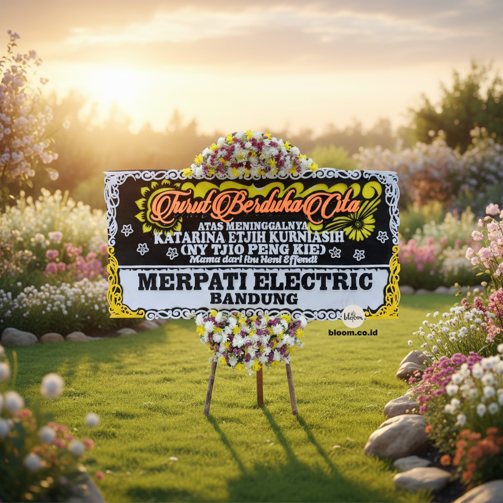 Papan Bunga Duka Cita